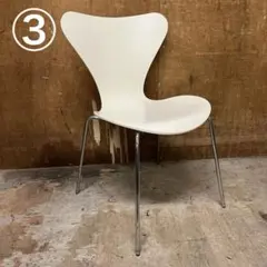 【used】③Fritz Hansen フリッツハンセン セブンチェア　白のサムネイル