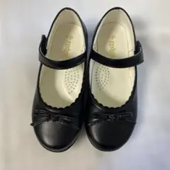 黒いリボン付きフォーマルシューズ　18.0