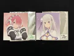 Re:ゼロから始める異世界生活 入場特典 色紙パネル ラム エミリア