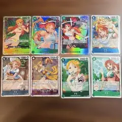 ワンピースカード　ナミ　8枚セット