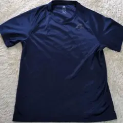 adidas climalite ネイビー Tシャツ M　スポーツ ランニング