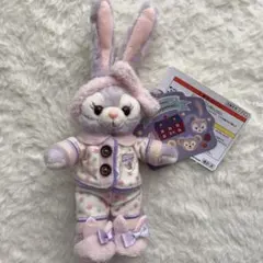 ステラルー　オータムスリープオーバー　ぬいぐるみバッジ　ディズニーシー　パジャマ