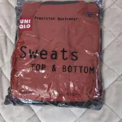 【新品未使用】UNIQLO スウェット上下セット XL オレンジ