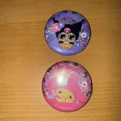 サンリオ クロミ マイメロディ 缶バッジ 2個セットのサムネイル