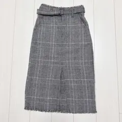 RETRO GIRL チェック柄 タイトスカート