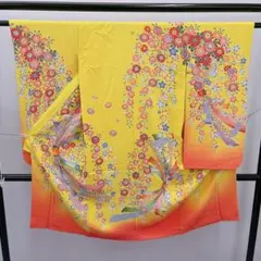 ☆5070☆ 子供着物 七五三 女の子 三つ身 総絞り染め 単品 - メルカリ