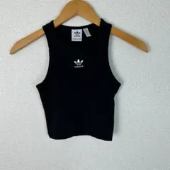 m*4様 アディダスオリジナルス タンクトップ ロゴ刺繍 ピチT Y2K ストリ