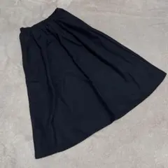 アースミュージック＆エコロジー(Free)ロングフレアスカート　ウエストゴム