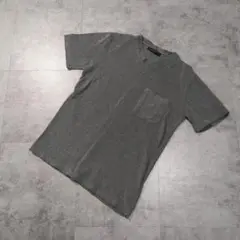 【美品】ナノベース メンズ半袖Tシャツ グレー Mサイズ