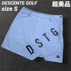 超美品　デサントゴルフ　スカート　インナーパンツ　水色　レディース　Sのサムネイル