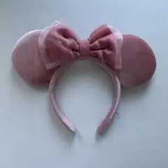ピンク ミッキー・ミニー耳 カチューシャ