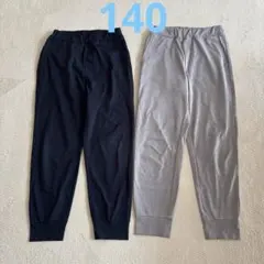 《UNIQLO》キッズ AIRism ロングパンツ　140 2枚セット
