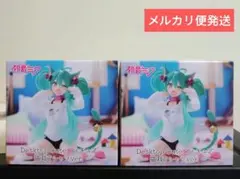 初音ミク：【猫耳Tシャツver.×2個セット】Desktop Cuteフィギュア