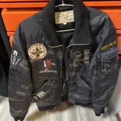 AVIREX MA-1 フライトジャケット Lサイズ 迷彩 クリスマスSALE