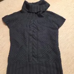 ロートレ・アモン ブラックニットノースリーブ