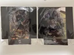 計2枚 柱稽古編 入場者特典 キービジュアルクリアスタンド 映画 鬼滅の刃