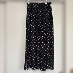 ドット柄プリーツスカートのサムネイル