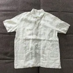 美品】ヤンマ産業 リネンビッグシャツロング - メルカリ