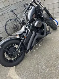 バルカン400 マフラー 極太スラッシュカット2in1マフラー90φ / バルカン400・バルカン400