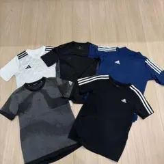 adidas サッカー　プラシャツ 140㎝　5点まとめ売り