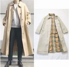 最高級 ビンテージ Burberry バルマカーンコート プローサム バーバリー