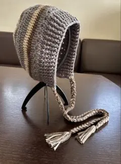 ボンネット　フード帽　ニット帽　バラクラバ