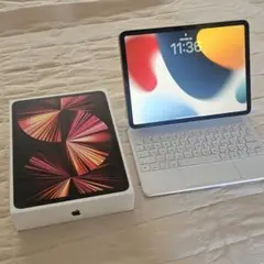 ​【512GB/M1】iPad Pro 11 第3世代＋キーボード＋フィルム