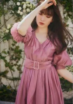 herlipto Airy Volume Sleeve Dress