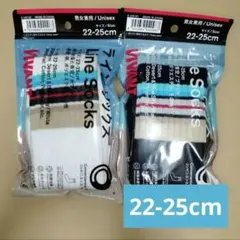 ファミマ　ライン　ソックス　VIVANT　砂漠と青空　22-25cm　2足組