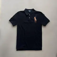 ラルフローレン　半袖ポロシャツ　ビッグポニー　黒　swagのサムネイル