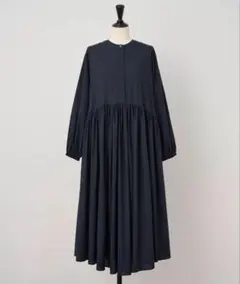 momoko様専用】ビアズリー バルーン袖フレアーコート ネイビー - メルカリ