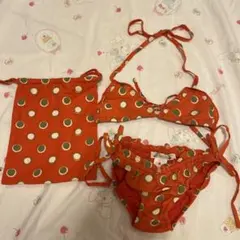 Bonpoint ボンポワン　ビキニ　4a オレンジ　美品