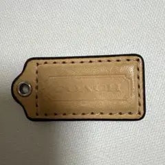 COACH レザータグキーホルダー