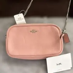 Coach レザーリストレット 73044 ペールグリーン チェーン付き 未使用 
