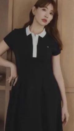 新品未使用Herlipto Short Sleeve Polo Dress