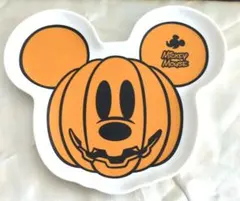 Disney ミッキーマウス ハロウィン 顔型プレート 箱が少し汚れていますのサムネイル
