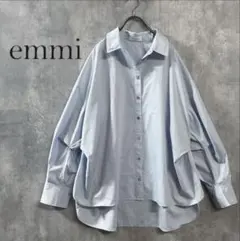emmiエミ身幅たっぷりのリラクシングオーバーサイズシャツ袖バルーンスリーブFのサムネイル