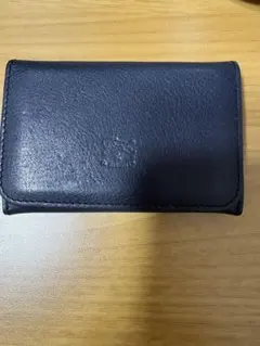 IL BISONTE レザー 名刺入れ カードケース ネイビー