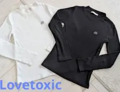 Lovetoxicラブトキシック リブニット黒 150cm