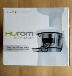未使用 ヒューロム HUROM スロージューサー HU-400 HUROM（ヒューロム） スロージューサー H400 コールドプレス