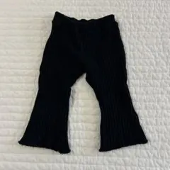 Aosta リブパンツ ブラック XL