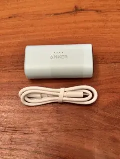 【美品】Anker Nano Power Bank 5000mhブルーTypeC