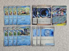 ニンジャスピナー　メガゲッコウガ ex進化ライン　水タイプ　デッキパーツ