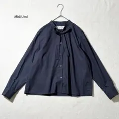 MidiUmi (ミディウミ)frill short shirt ブラック - メルカリ