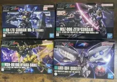 HG ガンプラ 3点セット 未組立 ドーベンウルフ シルヴァ Zガンダム