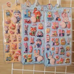 肉球シール　おしりシール　おしりプニプニ　マシュマロシール　ズートピア2