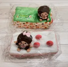 モンチッチ ティッシュBOXカバー 2種類セット - メルカリ