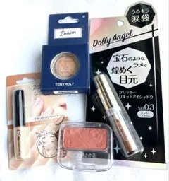 TONYMOLY デニム ドーリエンジェルリキッドアイシャドウ　セザンヌ