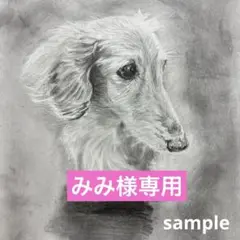 ペットの似顔絵描きます‼︎ 鉛筆画　オーダー