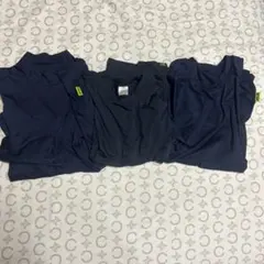 SSK ZETT アンダーシャツ ネイビー 150 3枚